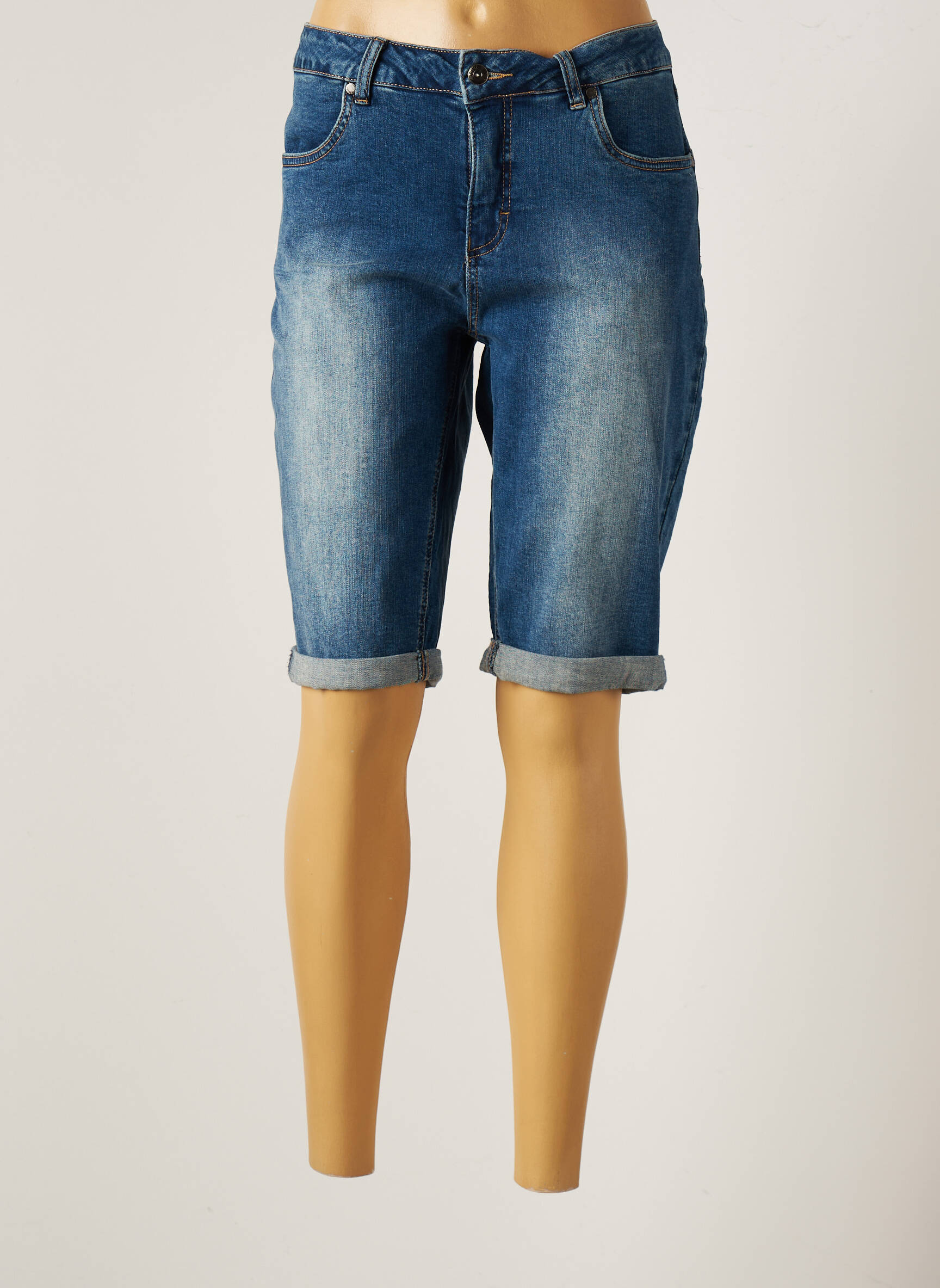 Jensen Bermudas Femme couleur bleu