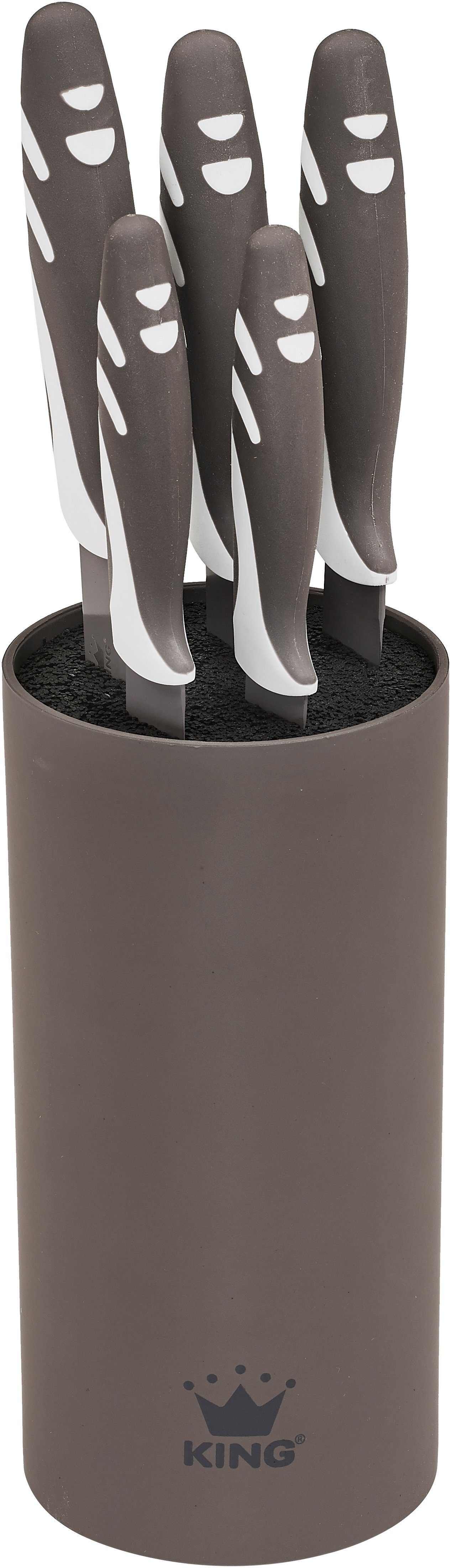 KING Messerblock soft touch (6tlg), mit KING protect Beschichtung