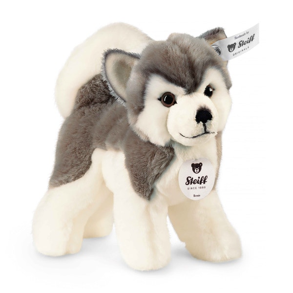 Bernie Husky, 17 cm, weiß