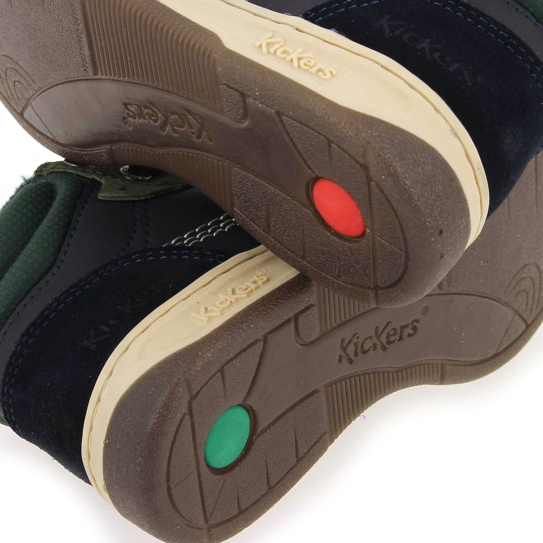 Kickers  KICKOSTA SUEDE - Marine Vert