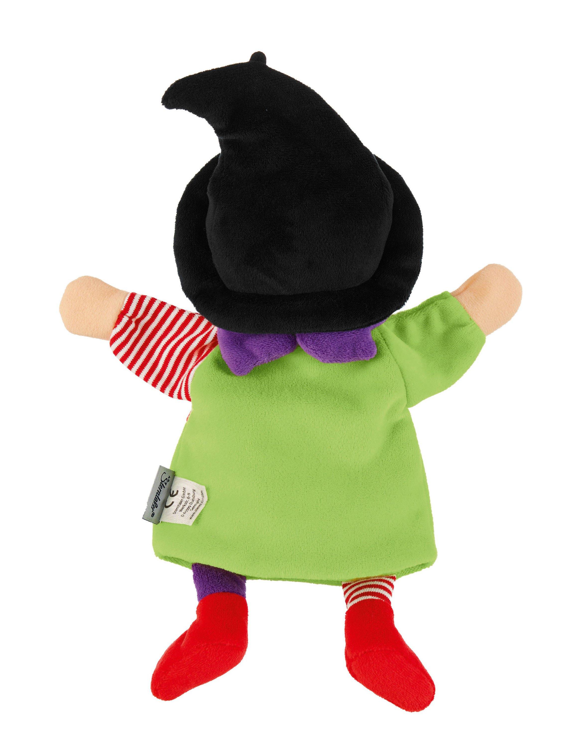 Kinder Handpuppe Hexe, 29 cm