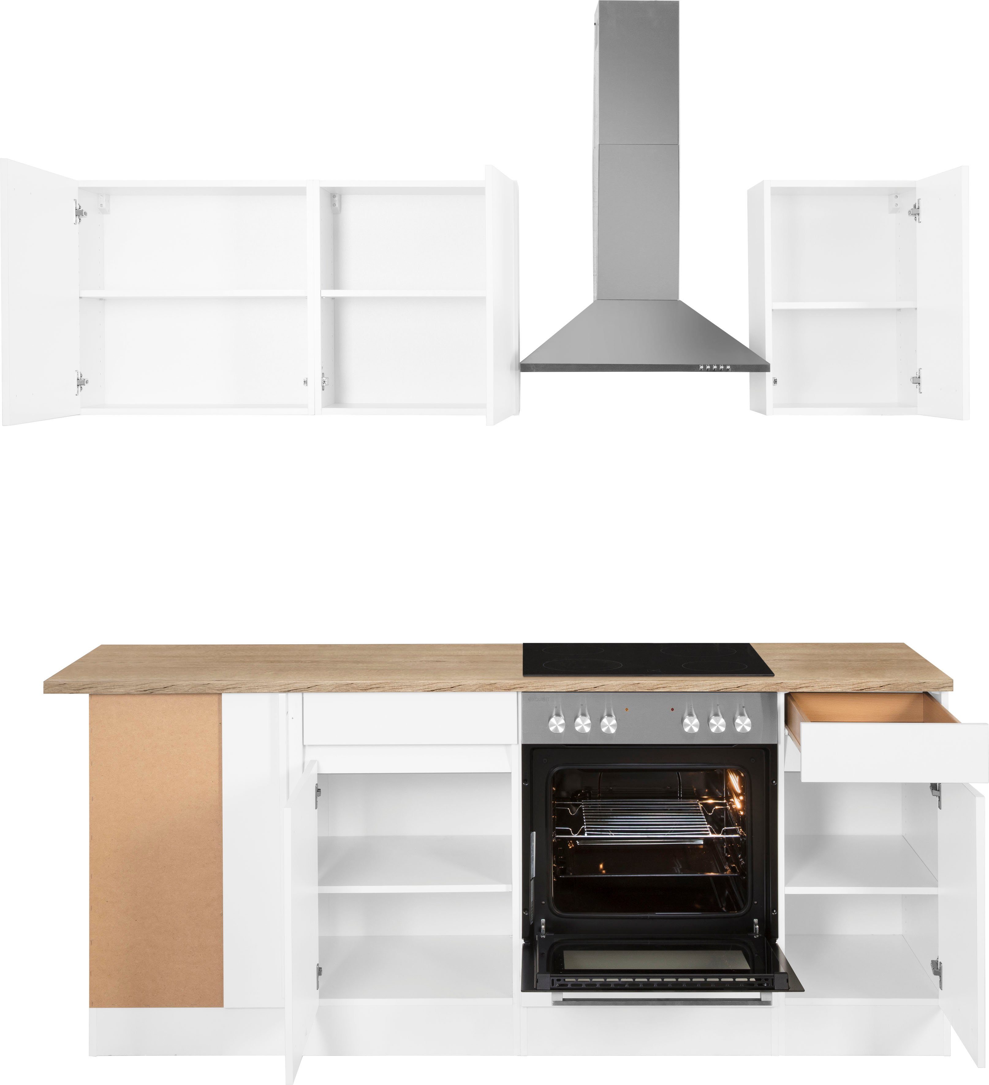 OPTIFIT Winkelküche Roth, ohne E-Geräte, Stellbreite 210 x 175 cm