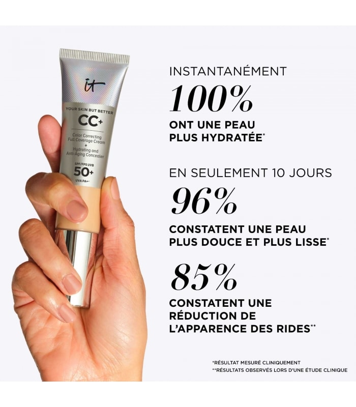 IT COSMETICS-YOUR SKIN BUT BETTER™ CC+ CREAM-CC Crème Correctrice Haute Couvrance SPF 50+