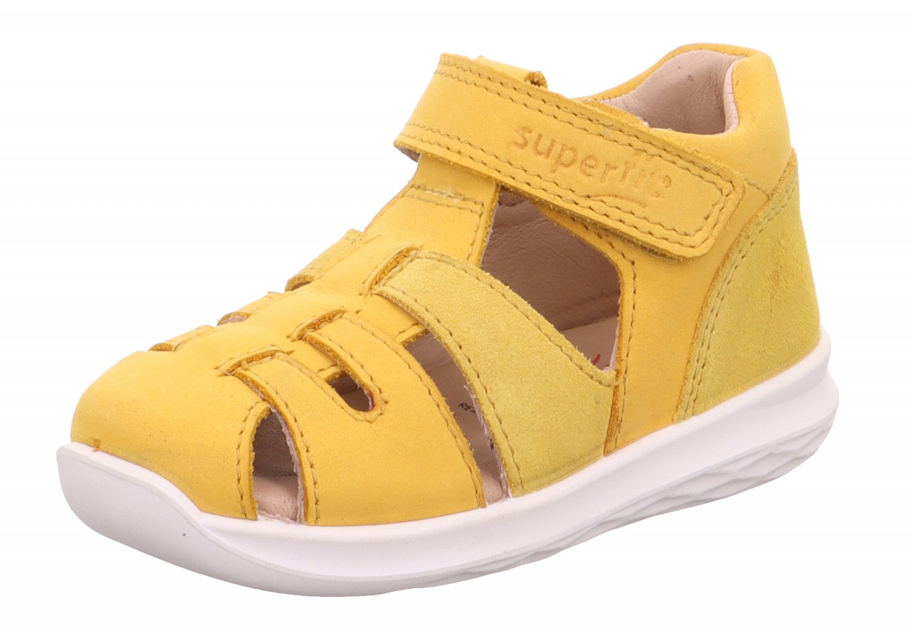 BUMBLEBEE - GelbSandale mit Klettverschluss