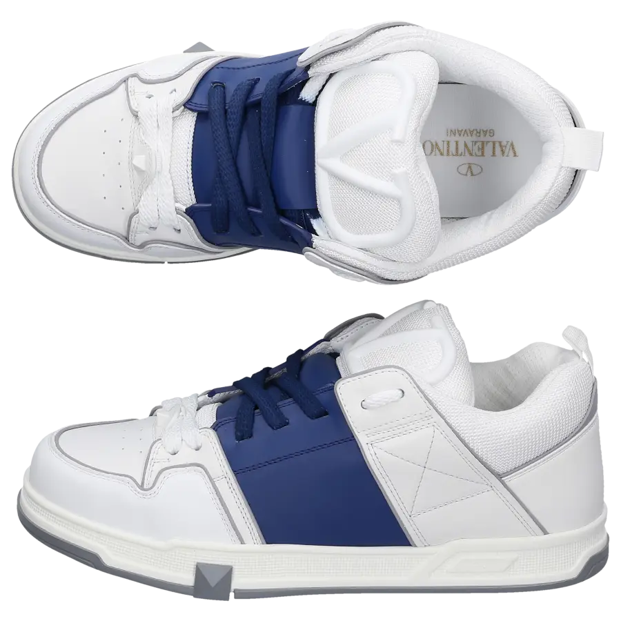 Valentino Garavani - Sneaker low OPEN SKATE Kalbsleder - weiß
