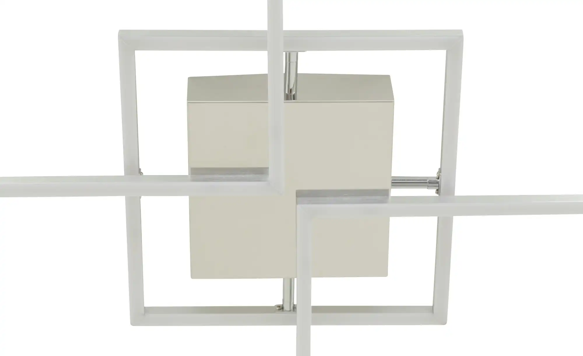 KHG LED-Deckenleuchte, Alu/chrom