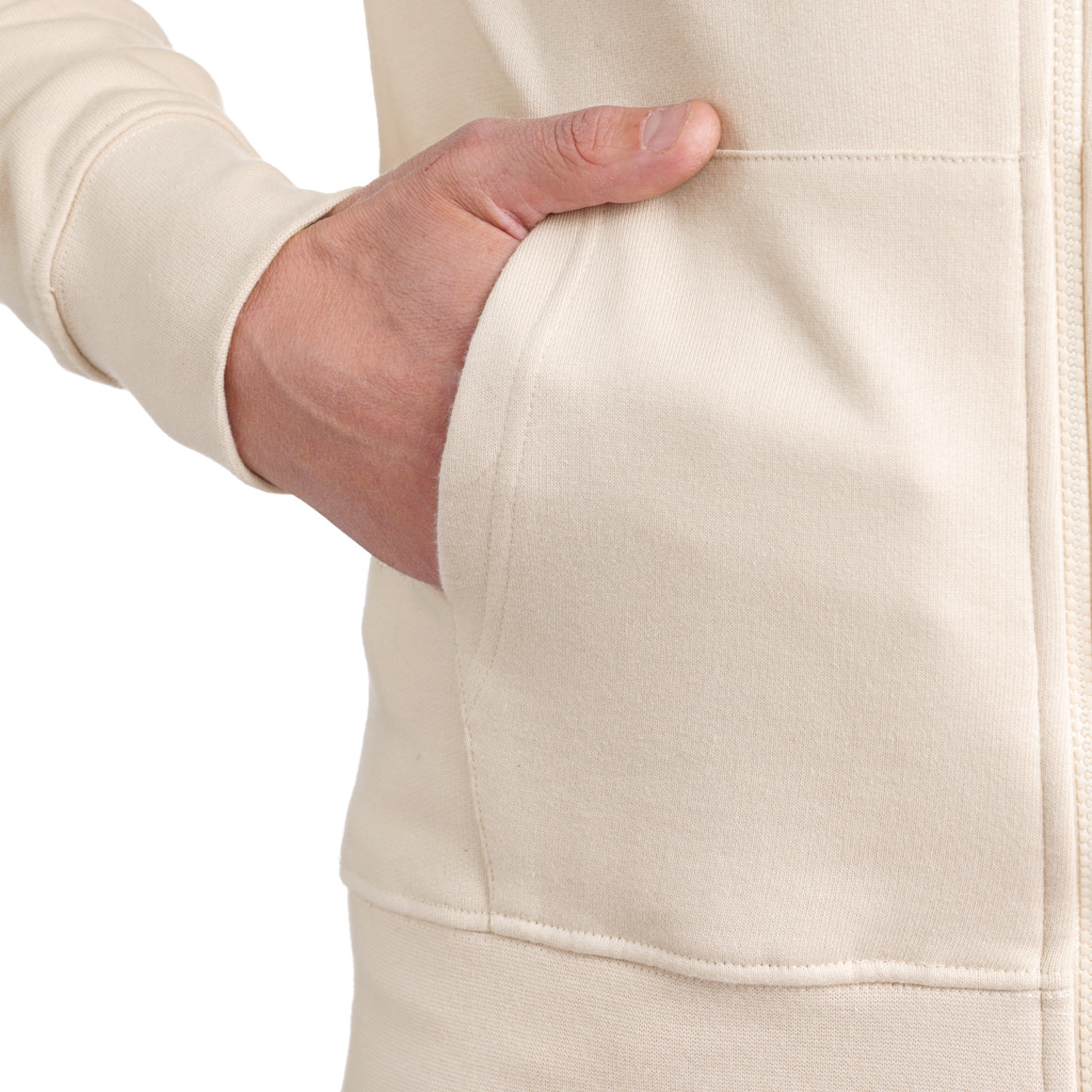 Herren Sweatjacke mit Kapuze