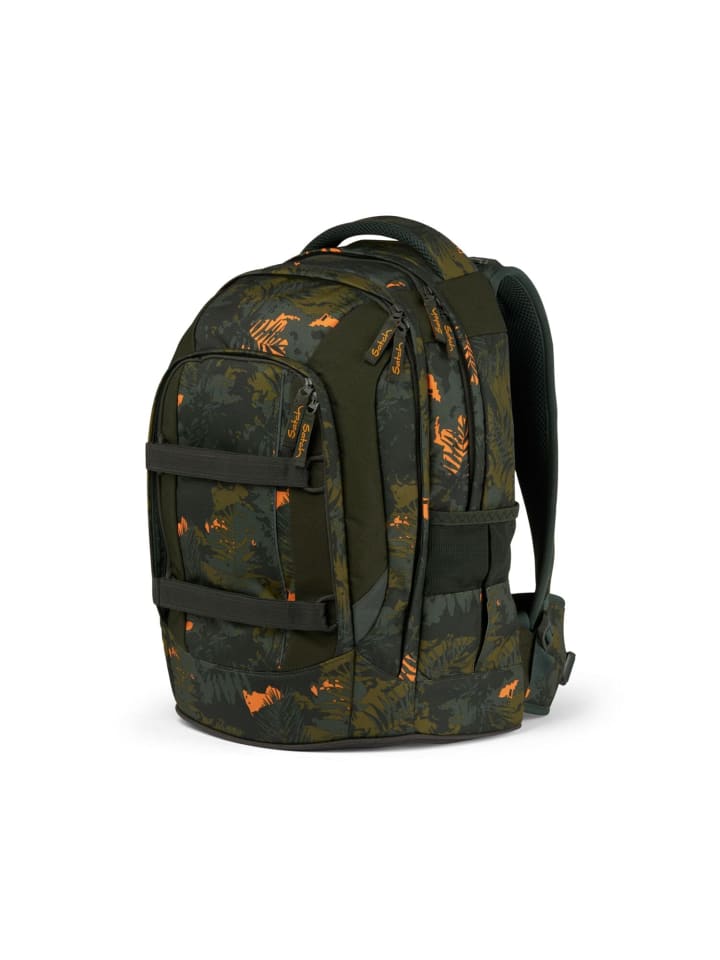 Satch Schulrucksack  Pack Jurassic Jungle in grün günstig kaufen onesize