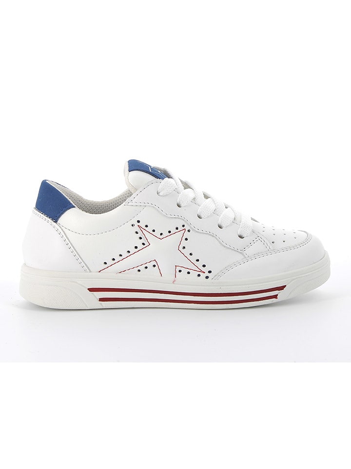 Primigi Leder-Sneakers in Weiß günstig kaufen