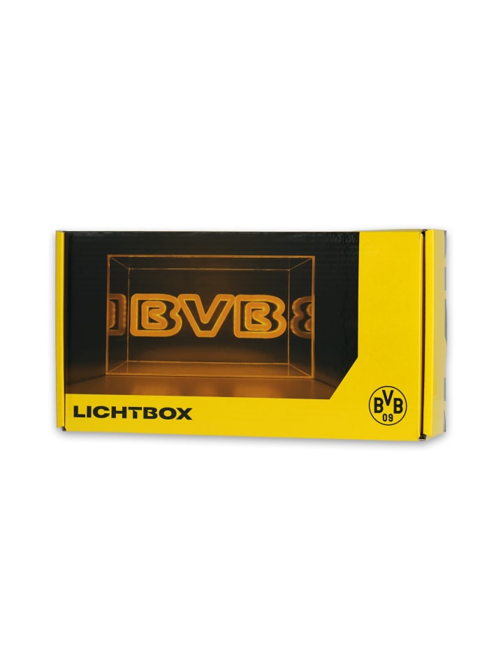 BVB BVB Lichtbox Schriftzug in Gelb günstig kaufen 23 cm