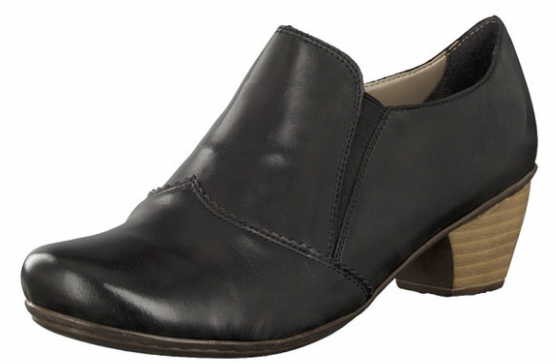 RIEKER Hochfront-Pumps schwarz DA-HALBSCH