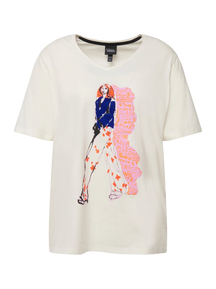Ulla Popken Shirt in offwhite günstig kaufen