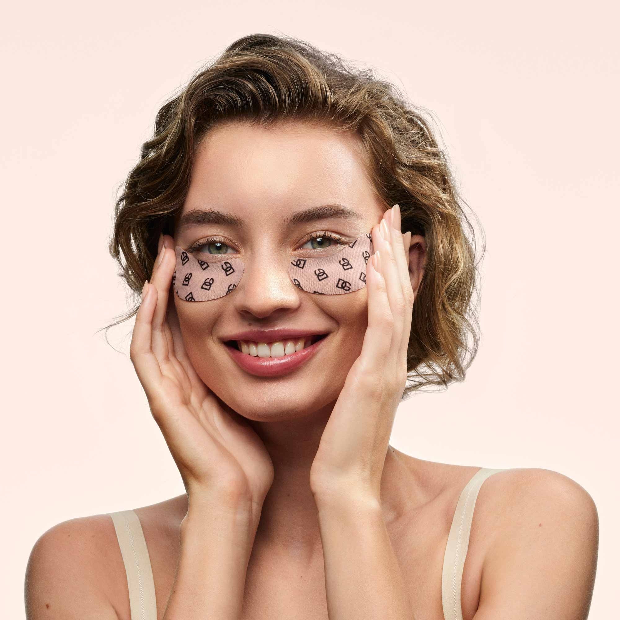 Parches para ojos con cafeína Skin Beautifiers que no inflaman: tratamiento antibolsas y ojeras.