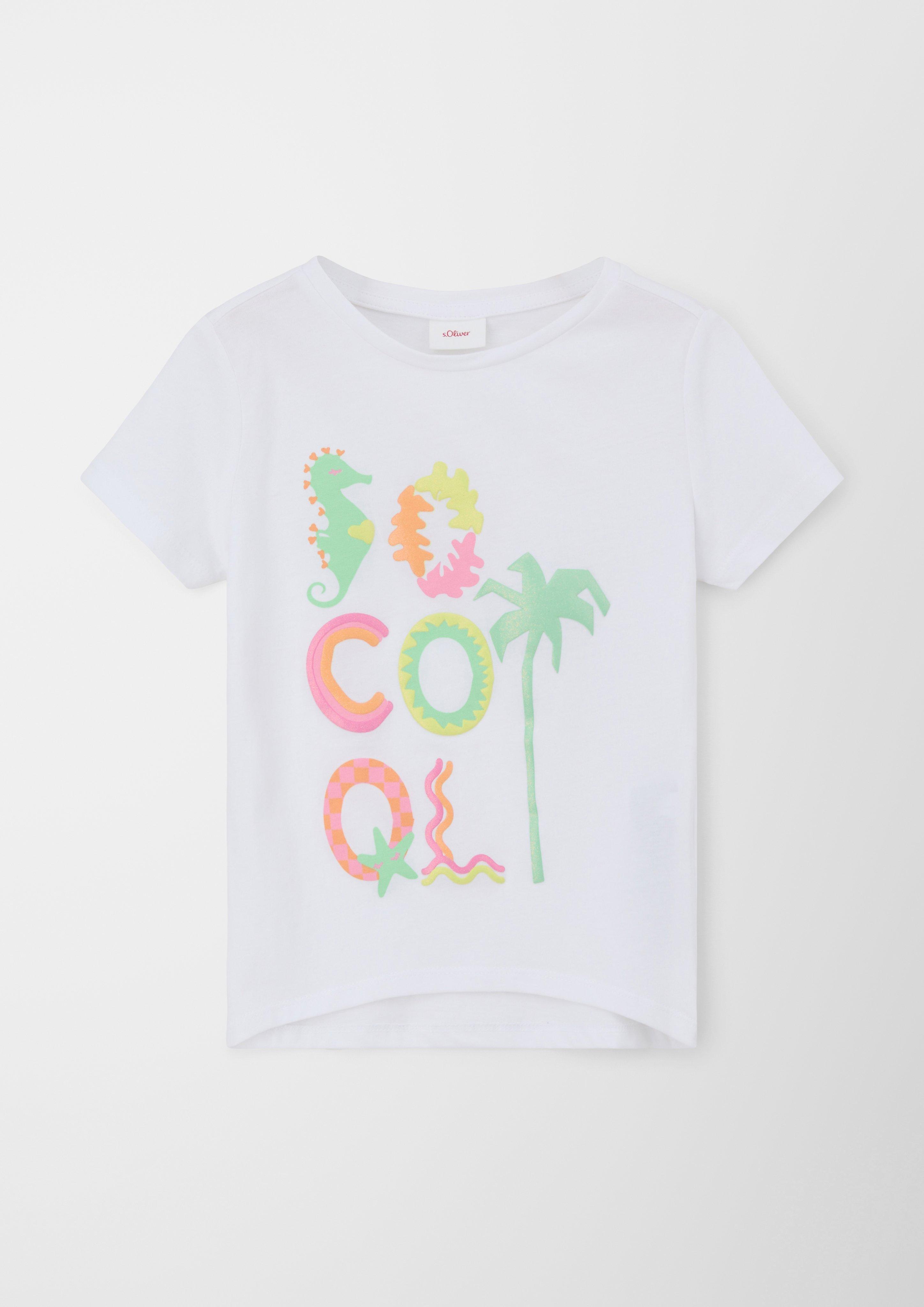 Print-Shirt mit Glitzereffekt  2130563-0100