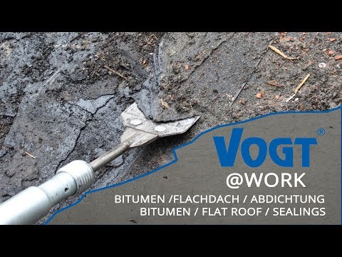 Martelo pneumático Vogt VH50-130.18DXL para telhados de betume