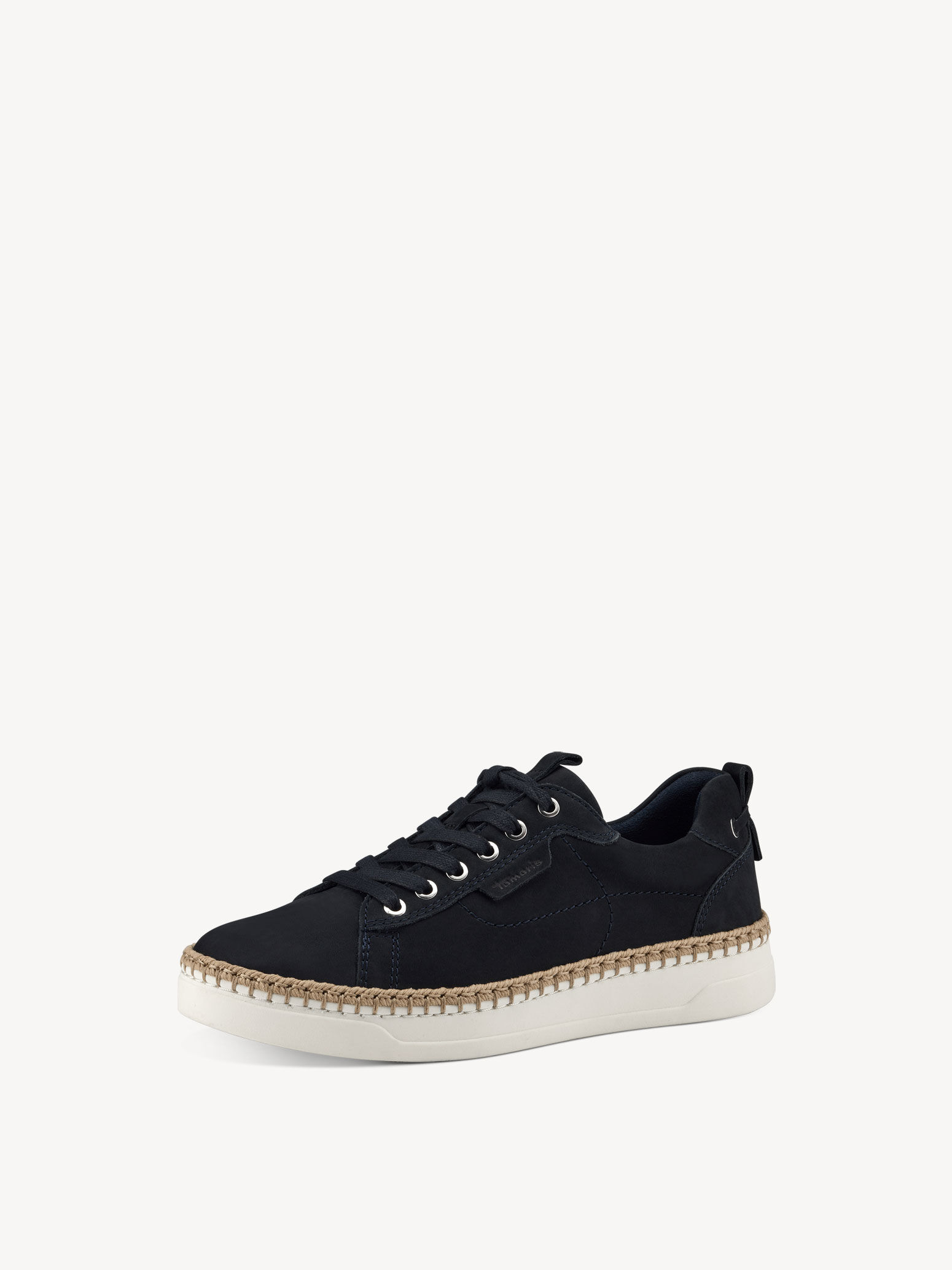 Basket en cuir - bleu