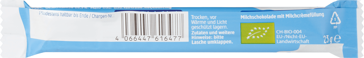 Schoko-Milch Riegel, 23 g