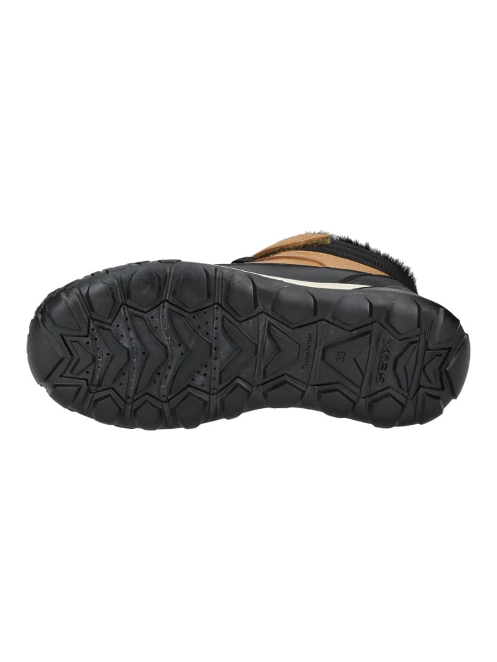Geox Stiefelette in Schwarz/Gelb günstig kaufen