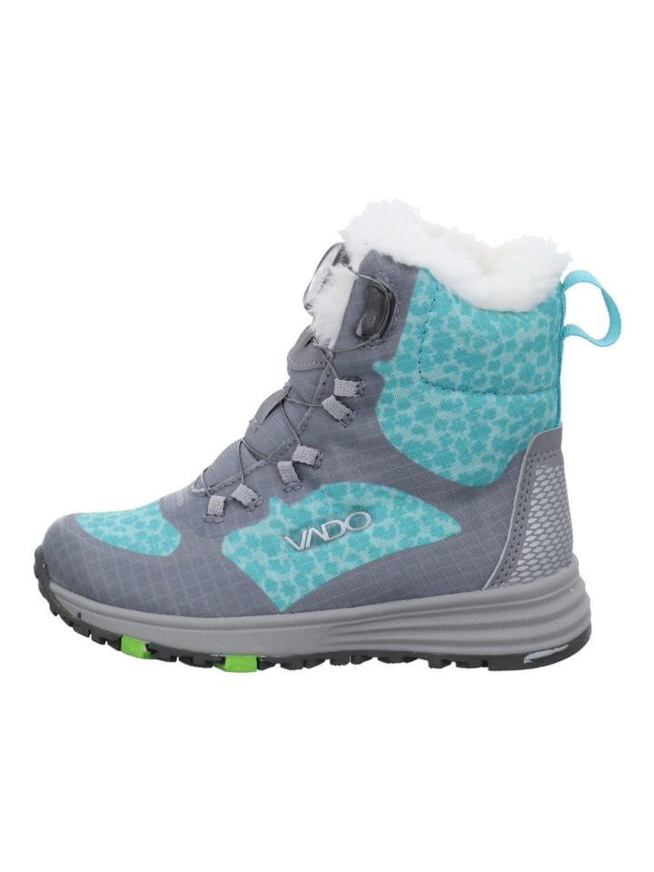 VADO  Stiefelette in Grau/Türkis günstig kaufen