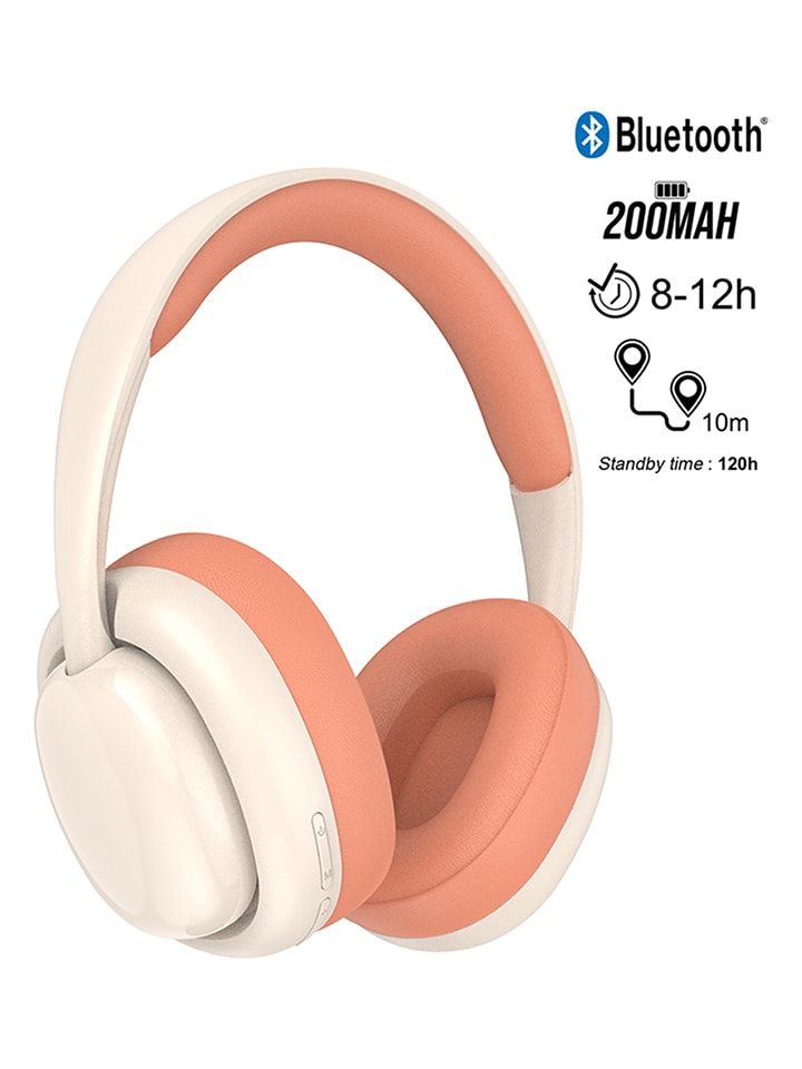 SWEET ACCESS Bluetooth-On-Ear-Kopfhörer in Creme/ Orange günstig kaufen onesize