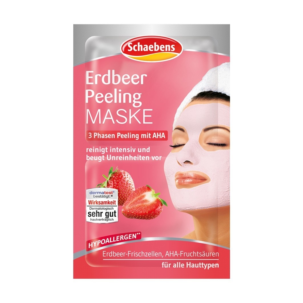 Erdbeer Peeling Maske