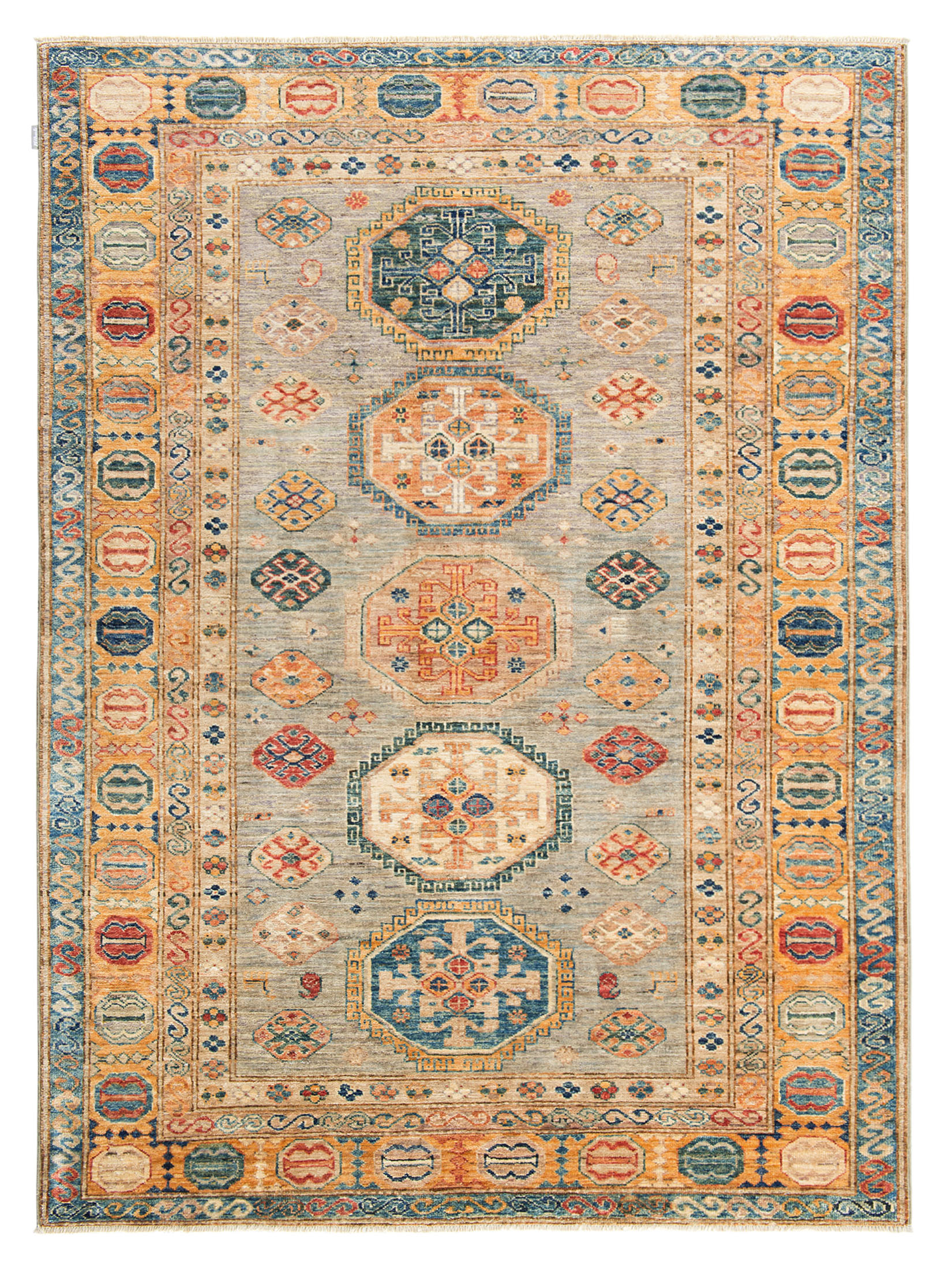 Kazak Ghazni ca. 150 x 207 cm, Unikat / Einzelstück