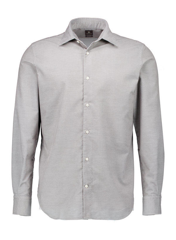 BOGGI MILANO, Hemd, Regular Fit, Cord, grau