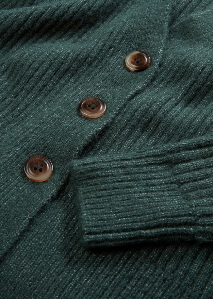 Strickjacke mit Hairyknit