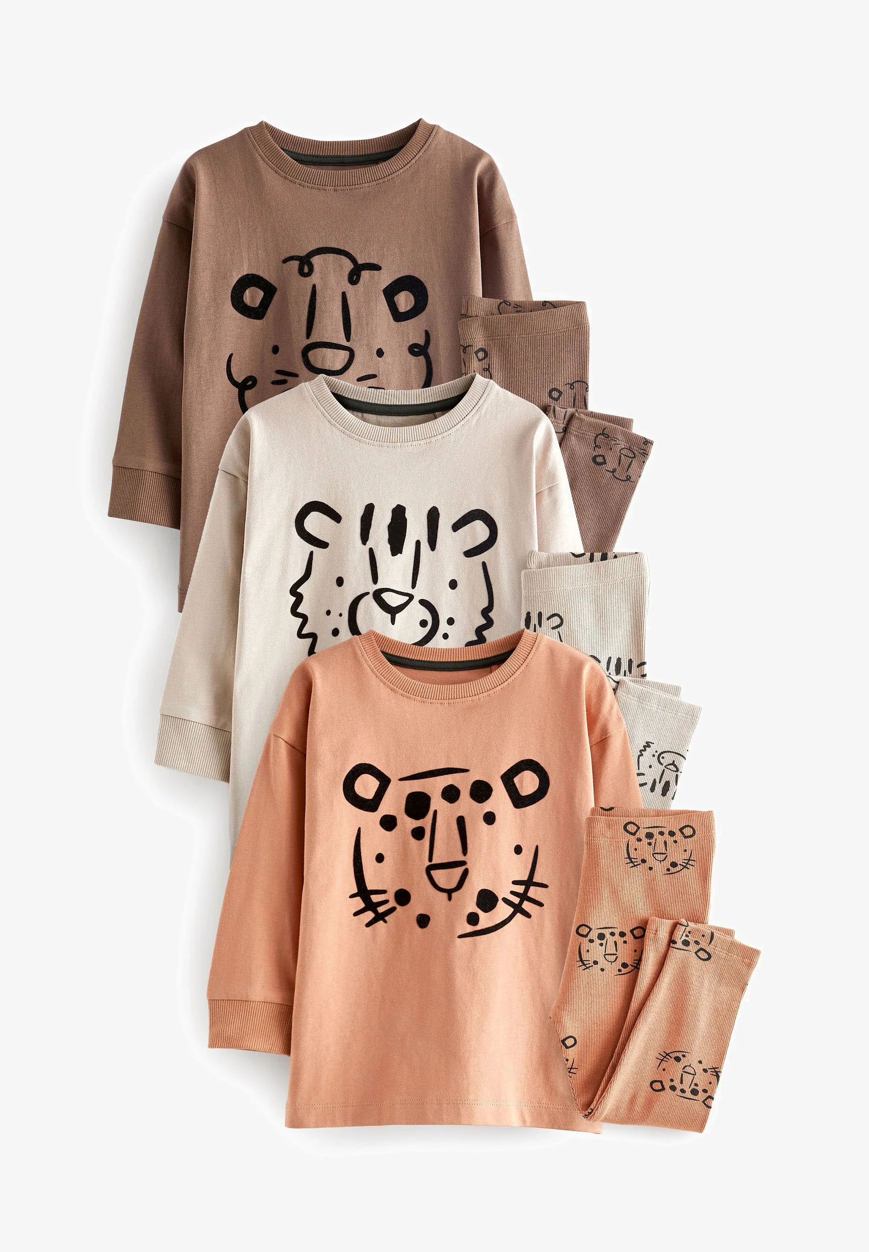 Siguiente SET ESTÁNDAR SNUGGLE 3 PACK - Pijamas