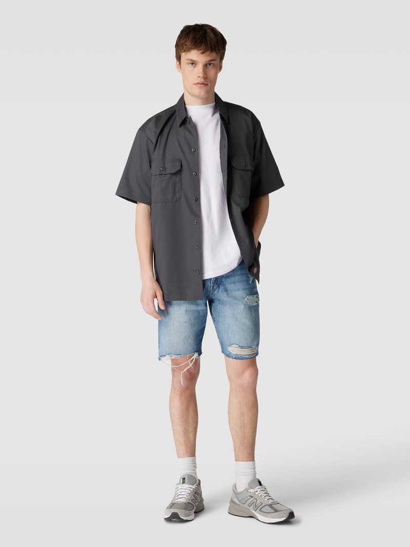Shorts im Destroyed-Look in jeans