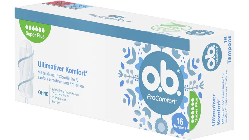 O.B. Tampons ProComfort Super Plus