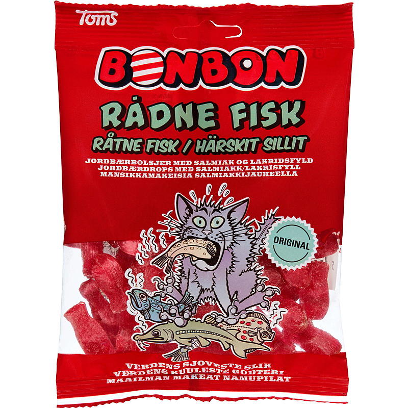 Tom`s Bonbon råtne fisk 125 g