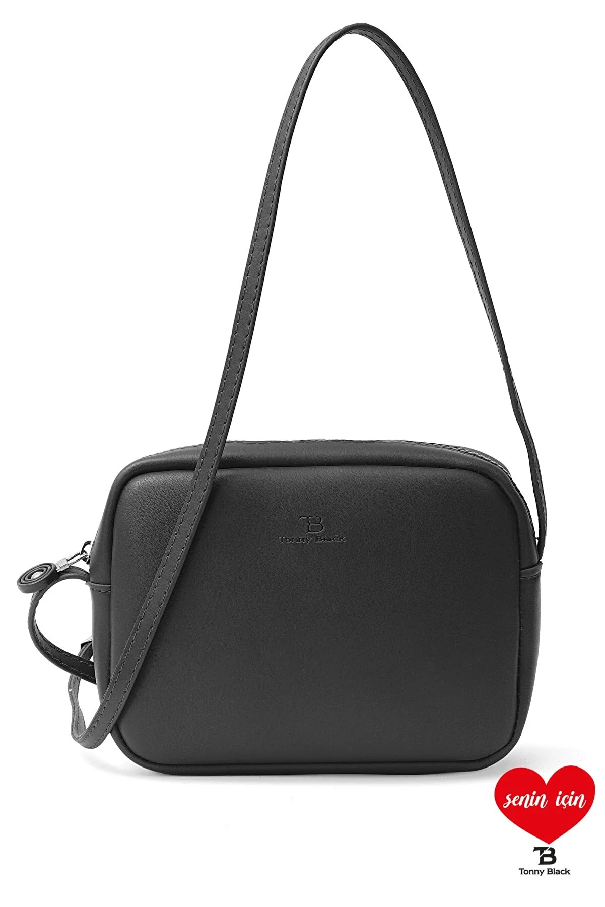 Tonny Black  Original Mini Urban Damentasche - Verstellbarer Kreuzgurt, Reißverschluss, Kleine Hand- und Umhängetasche für den Sommer