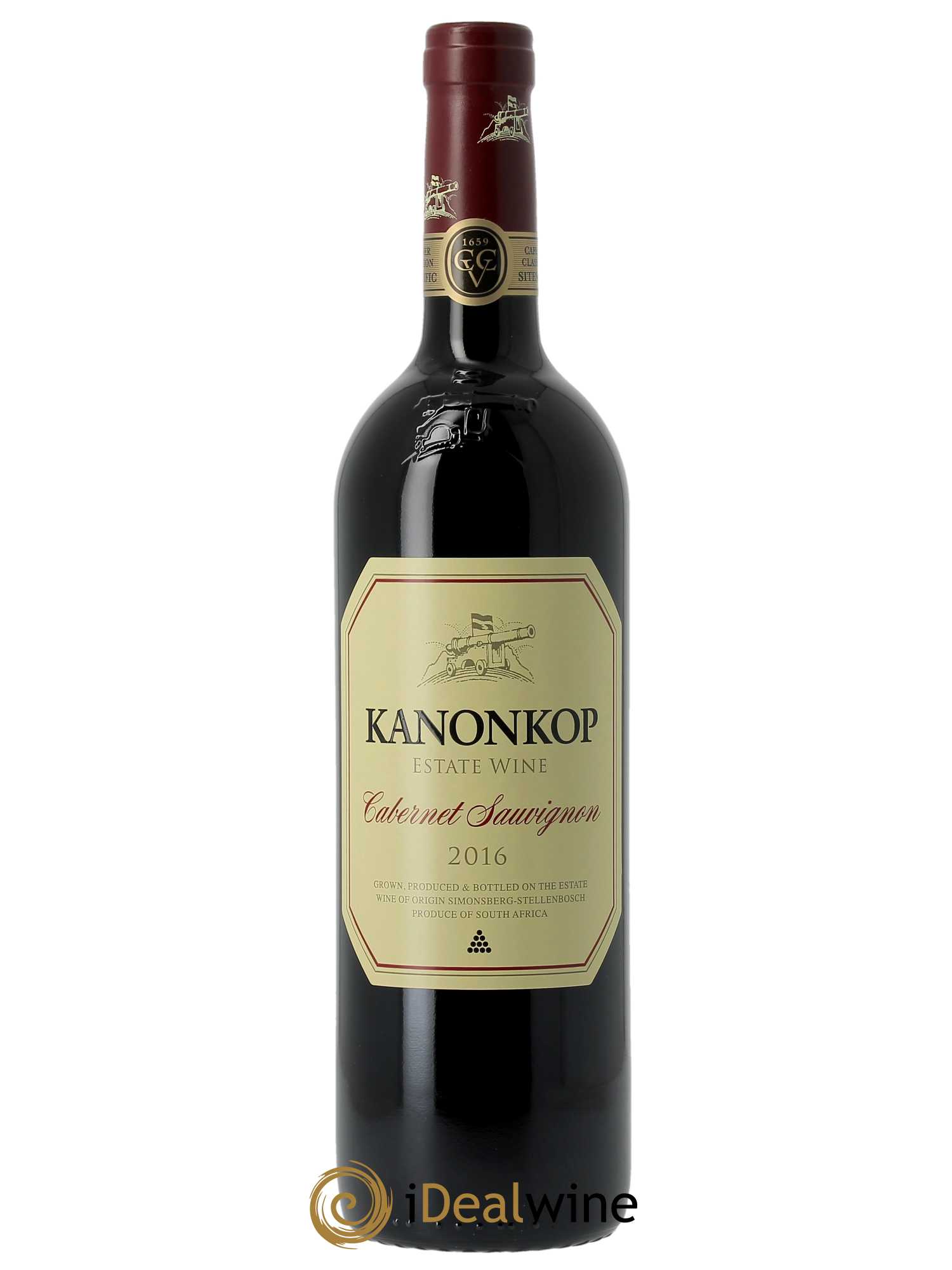 Stellenbosch Kanonkop Cabernet Sauvignon  2016 - Lot de 1 Bouteille