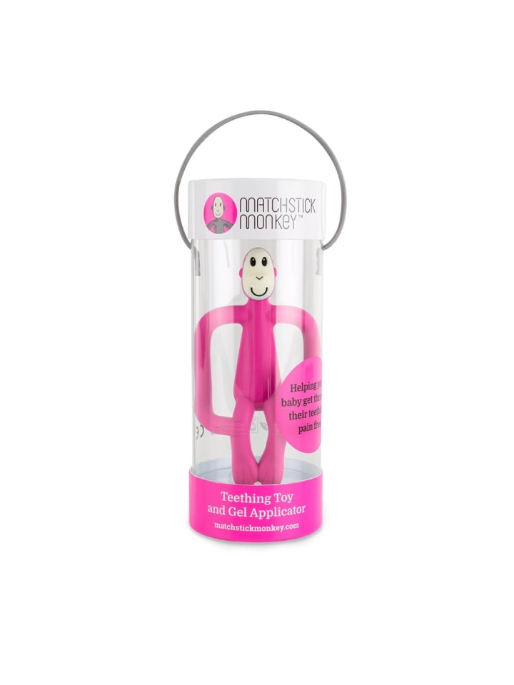 MATCHSTICK MONKEY Matchstick Monkey Beißring / Zahnungshilfe Affe Original rosa günstig kaufen onesize