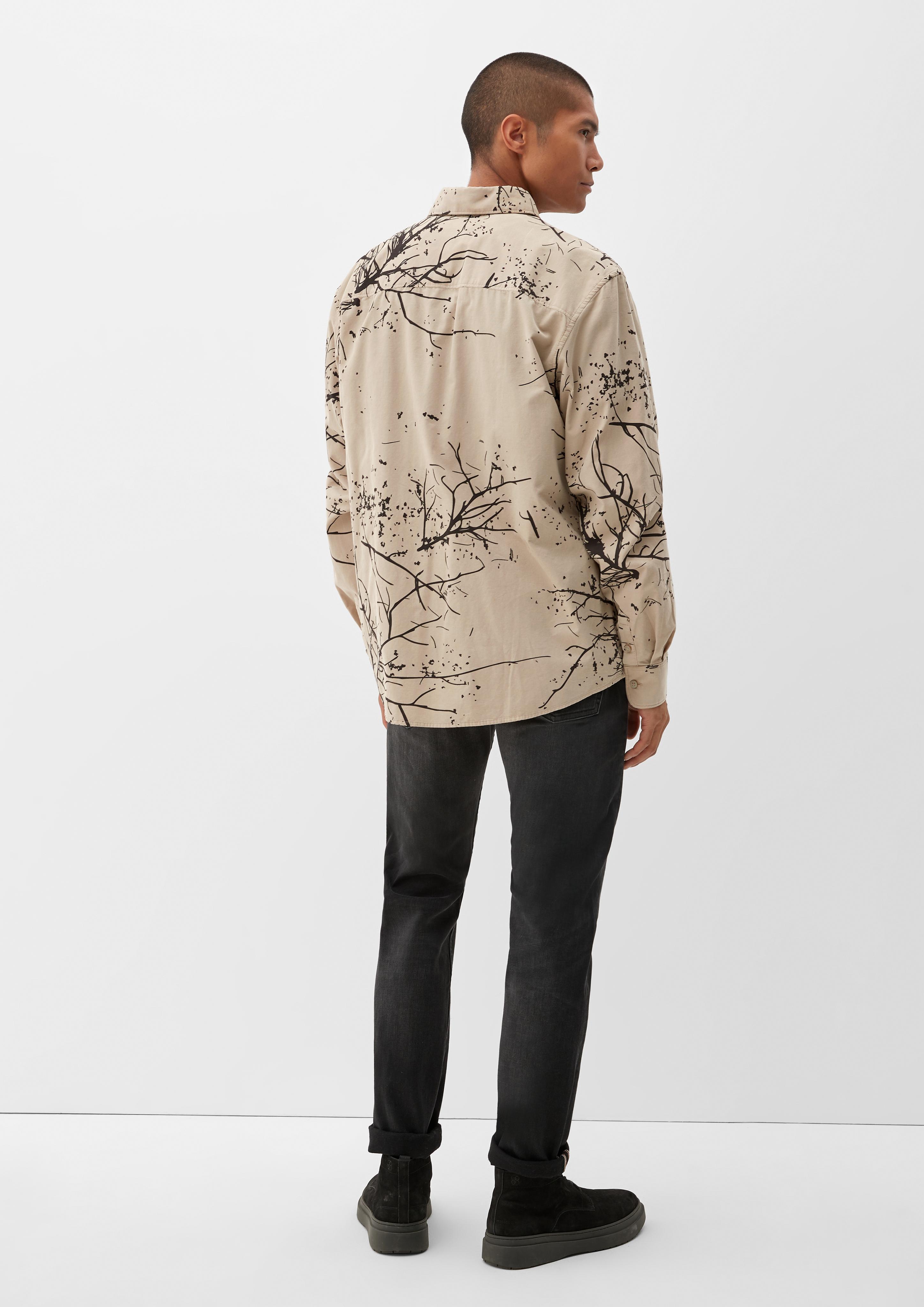 Relaxed: Hemd aus Feincord  2120976-80A3