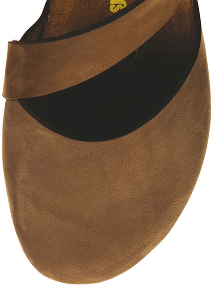 Comfortfusse Leder-Ballerinas in Sand günstig kaufen
