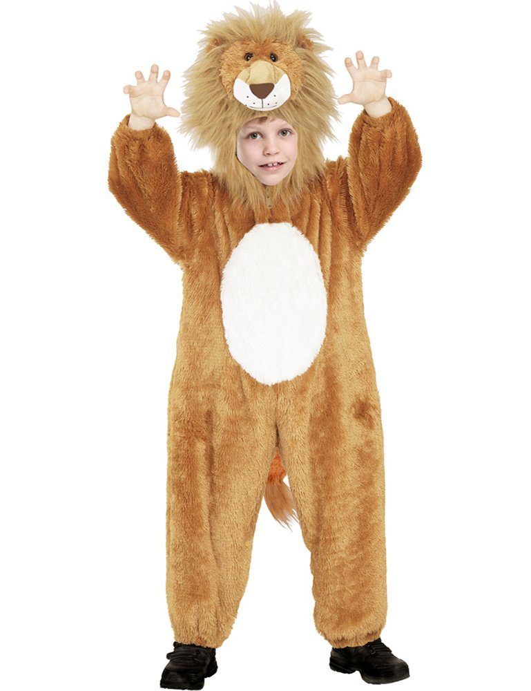 Das Kostümland Kostüm Löwe Tierkostüm für Kinder - Lustige Verkleidung Wildkatze zu Karneval, Mottoparty und Kinderfasching