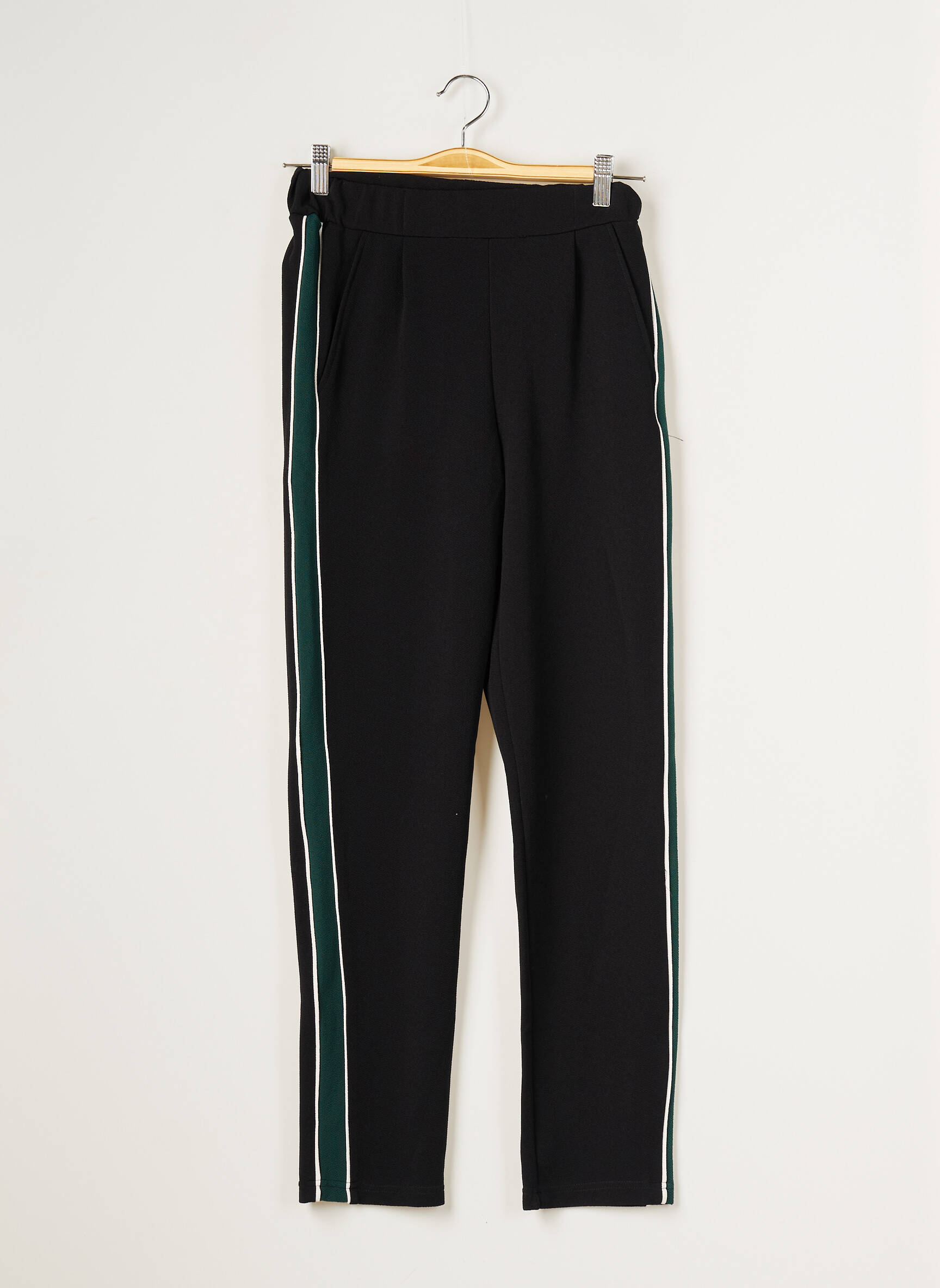Beckaro Pantalons Droits Fille couleur noir