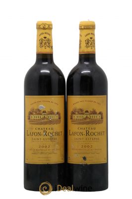 Château Lafon Rochet 4ème Grand Cru Classé  2002 - Lot de 2 Bouteilles