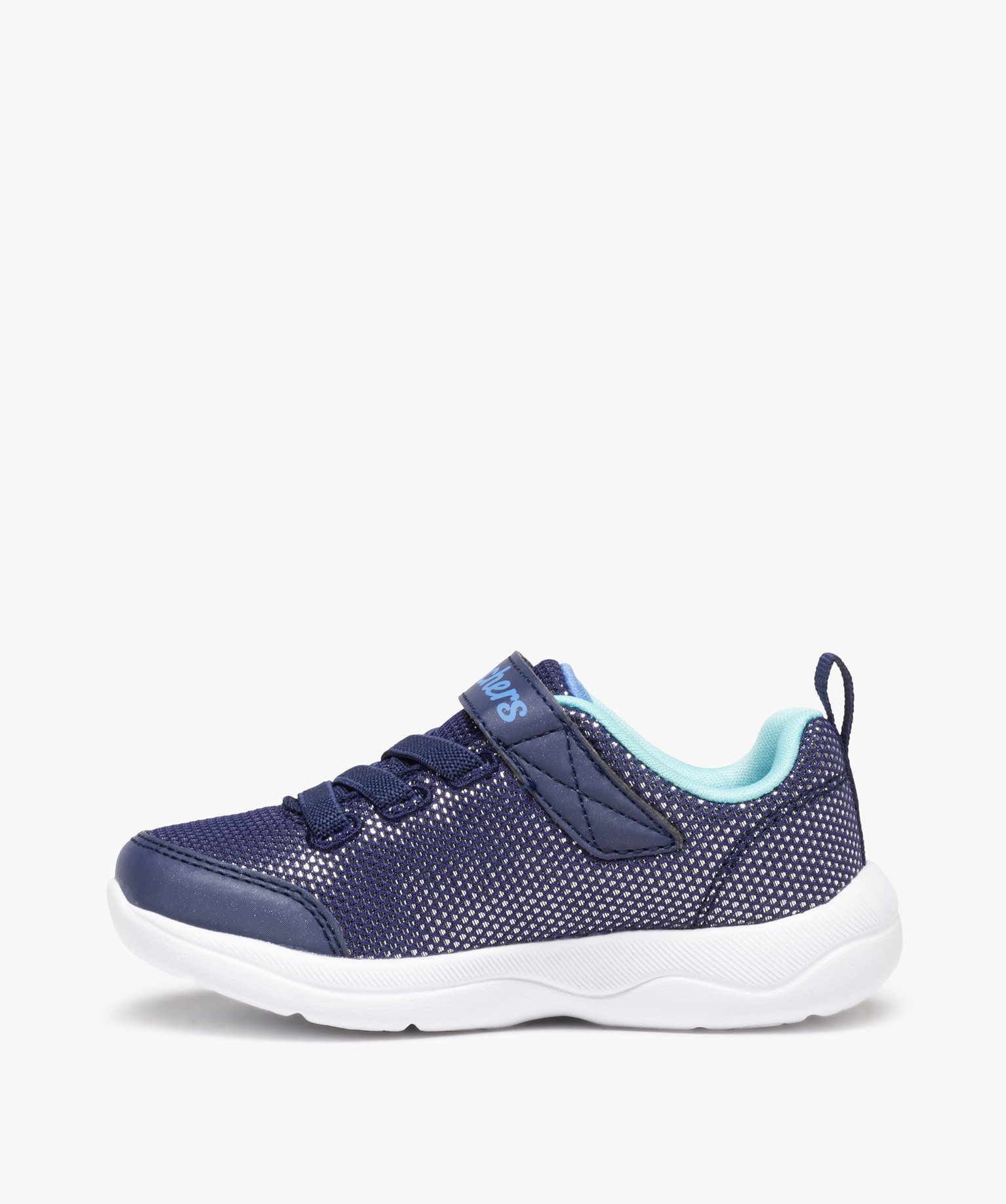 Baskets fille effet pailleté - Sketchers marine | GEMO