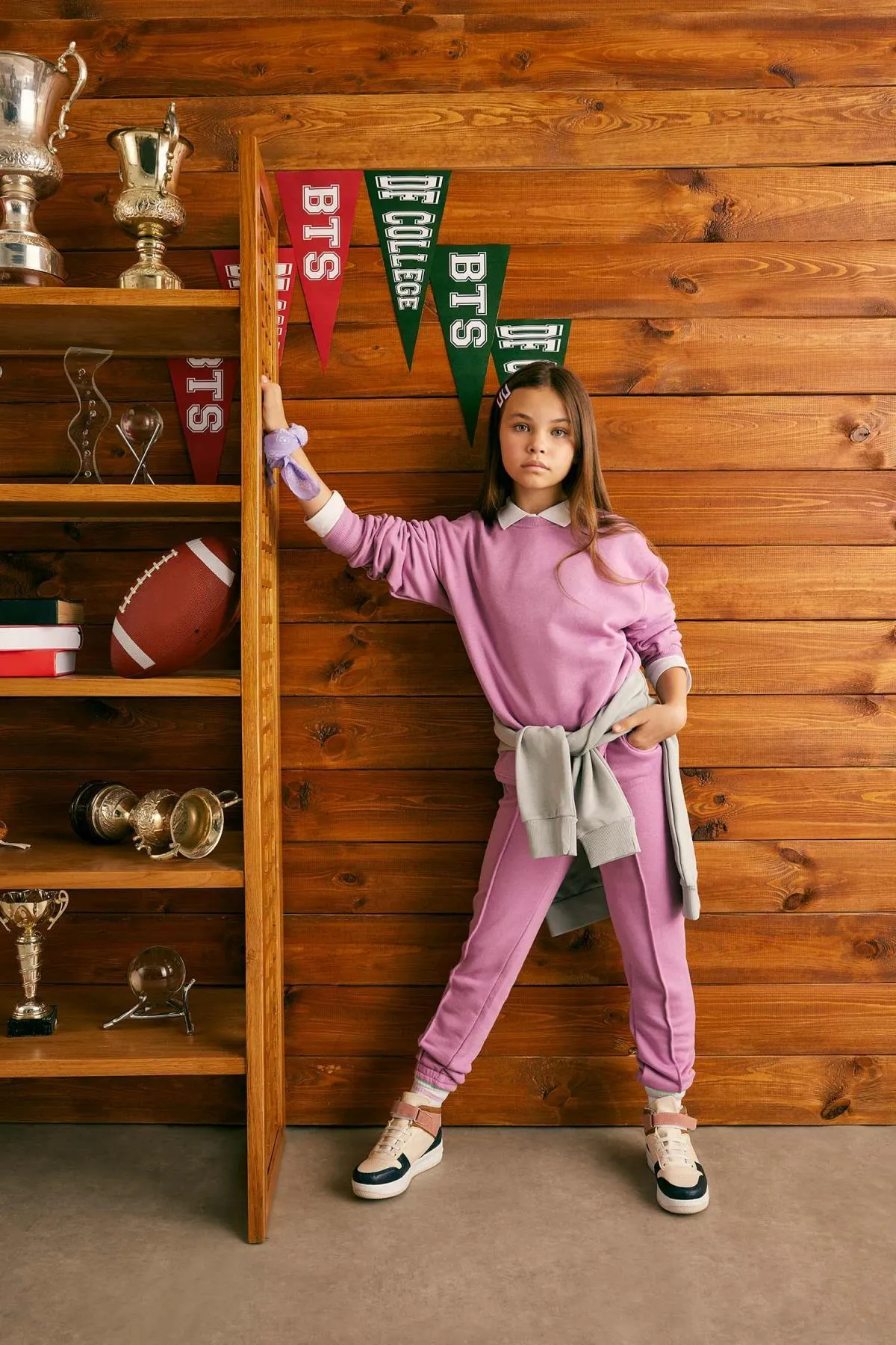 DeFacto  Schul-Sweatshirt mit Rundhalsausschnitt für Mädchen