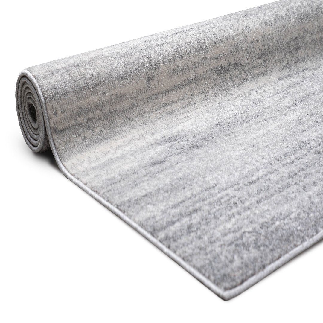 Teppich Mercur, oKu-Tex, rechteckig, Höhe: 11 mm, Kurzflorteppich, besonders weicher Flor, grau meliert, dichte Qualität