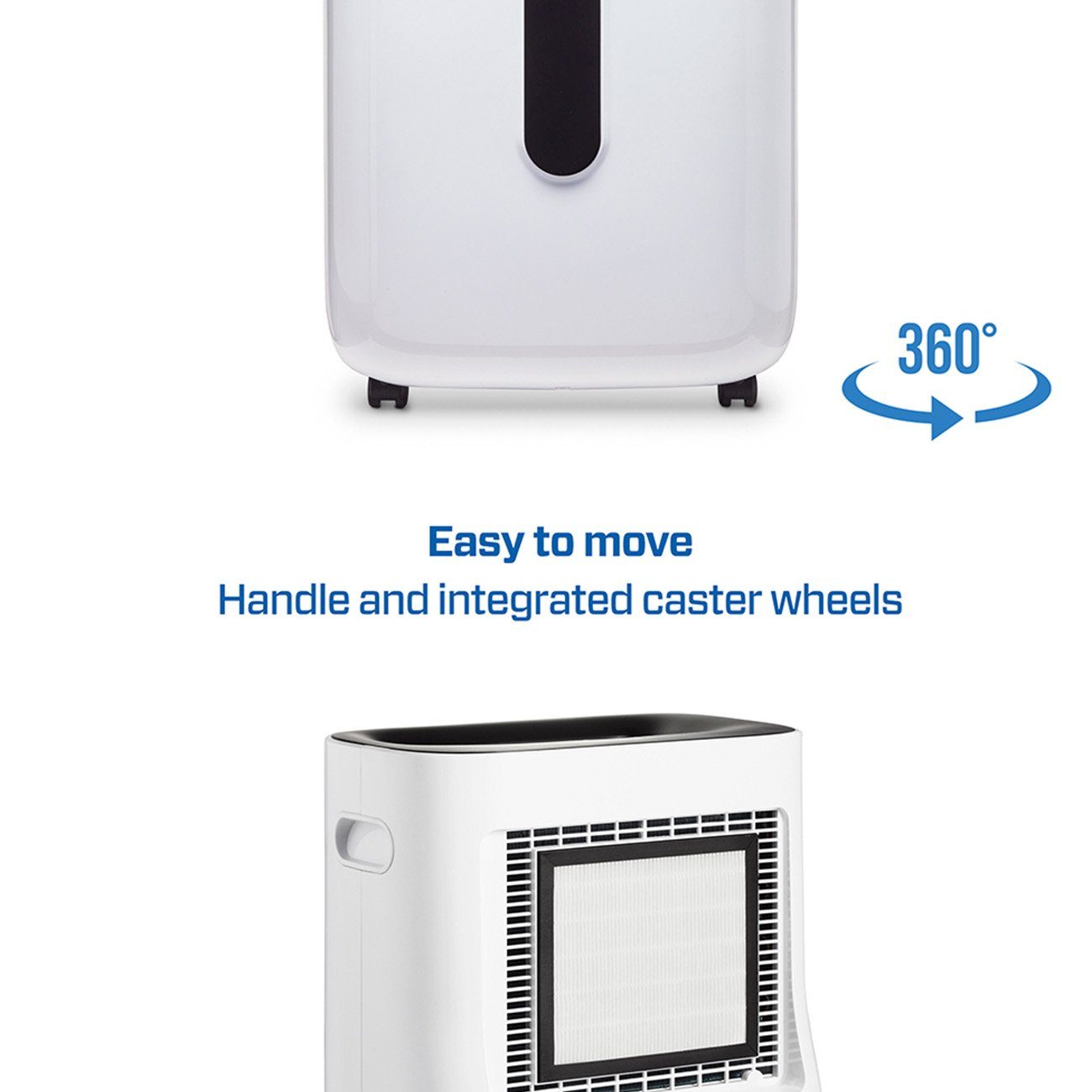 Clean Air Optima Luftentfeuchter CA-706 SMART - Luftentfeuchter und Luftreiniger, für 175 m³ Räume, Entfeuchtung 20 l/Tag, Tank 6,5 l, Clean Air Optima® App