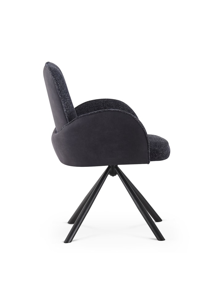 B&D Home Drehstuhl MICHAEL in Anthrazit - (B)57 x (H)85 x (T)60,5 cm günstig kaufen onesize