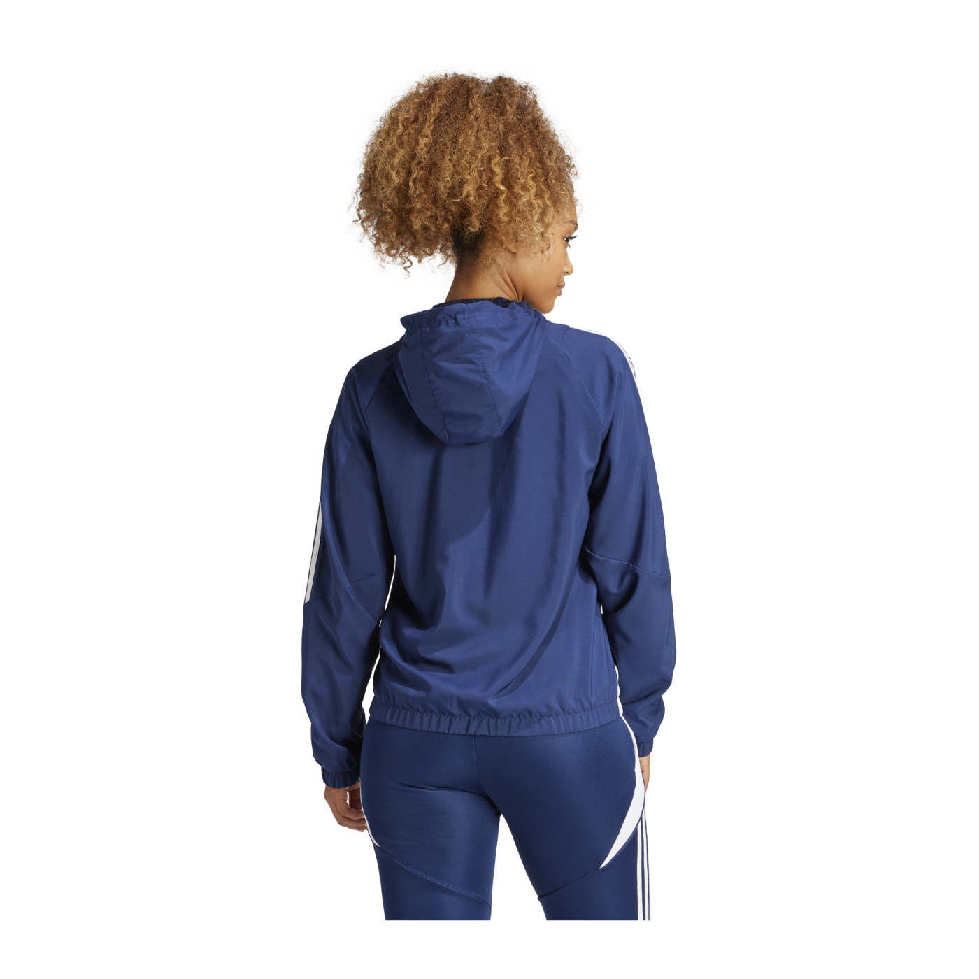 adidas Tiro 24 Windbreaker Damen Blau Weiss