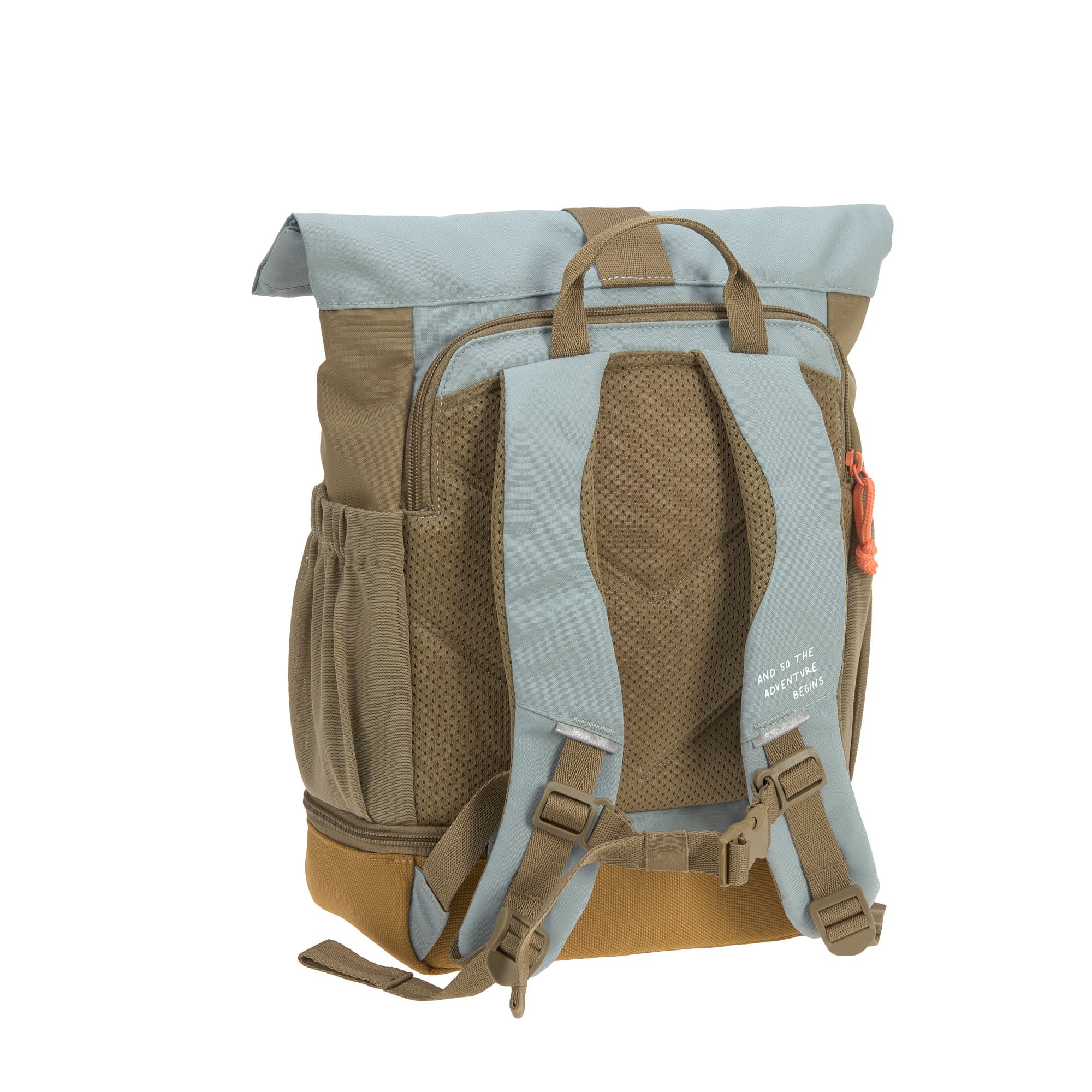 Kindergartenrucksack Rolltop - Nature, Oliv