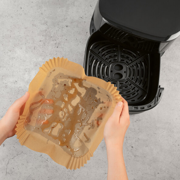 Backpapier-Schalen für Heißluftfritteuse, 100er Set