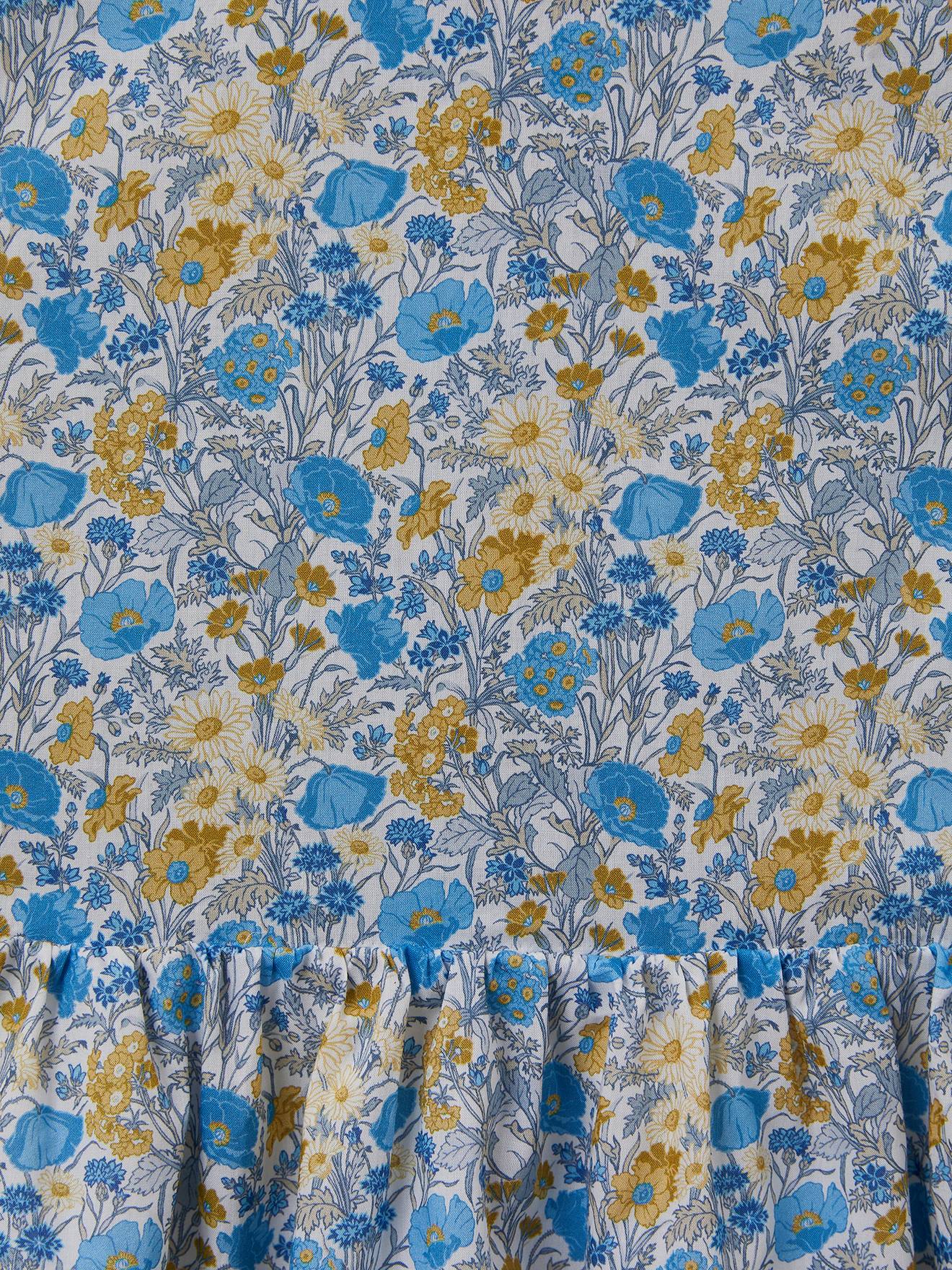 Cyrillus Elegantes Mädchen Kleid mit Liberty-Print CYRILLUS - blau