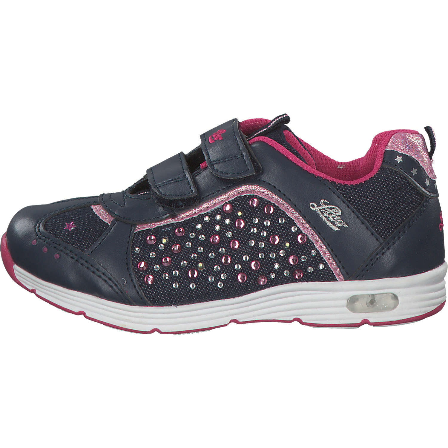 Geka Shine V, Sneakers Low, Kinder, dk navy/violet